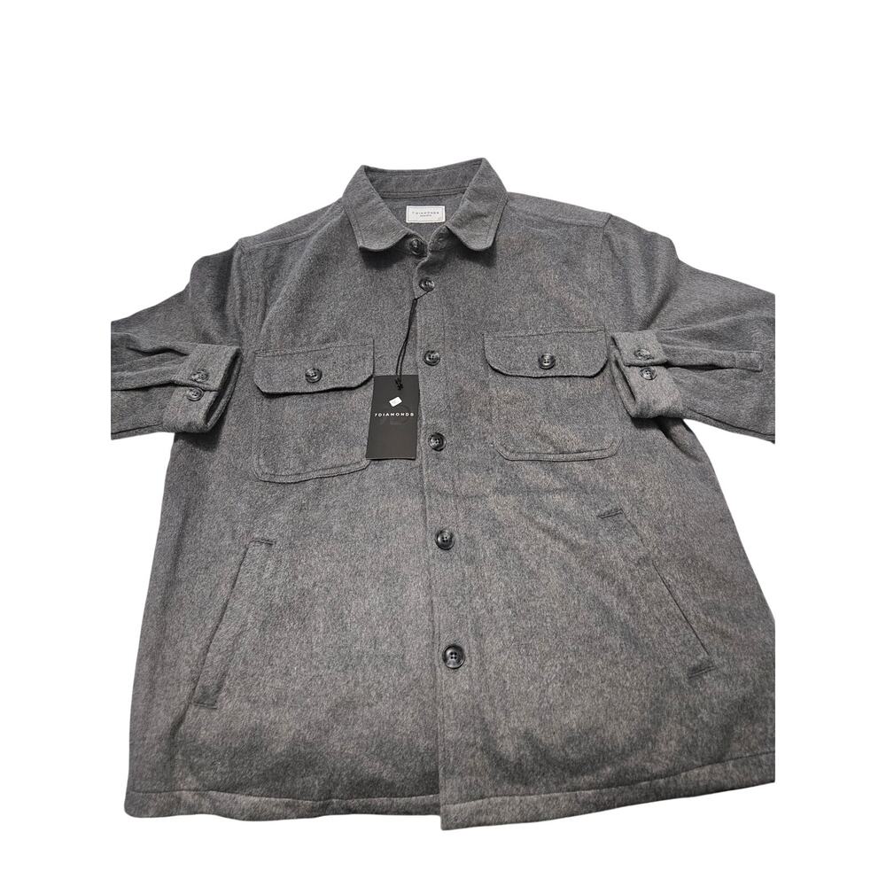 7 Diamonds Generation Shacket Gray XLG